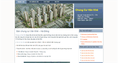 Desktop Screenshot of chungcuvankhe.info